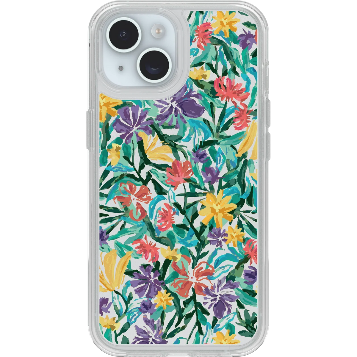 iPhone 17e, iPhone 16e, iPhone 15 and iPhone 14 Symmetry Series Clear for MagSafe Confetti of Blossoms Case